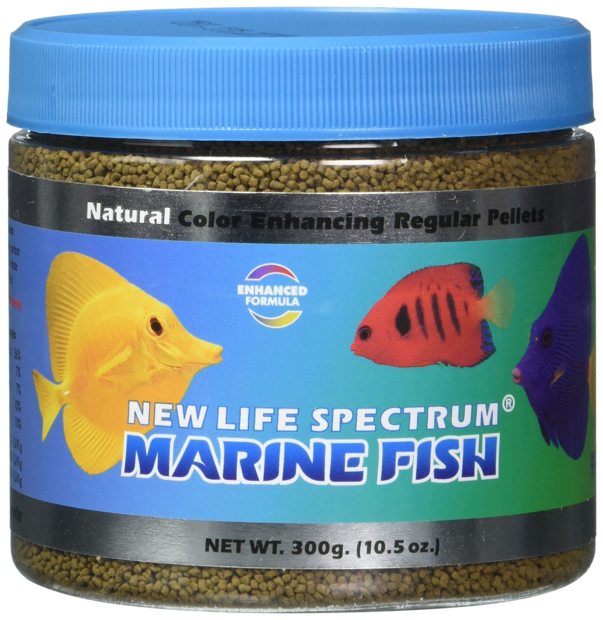 Naturox Marine granulés 1 mm pour poissons d'aquarium, alimentation complète.