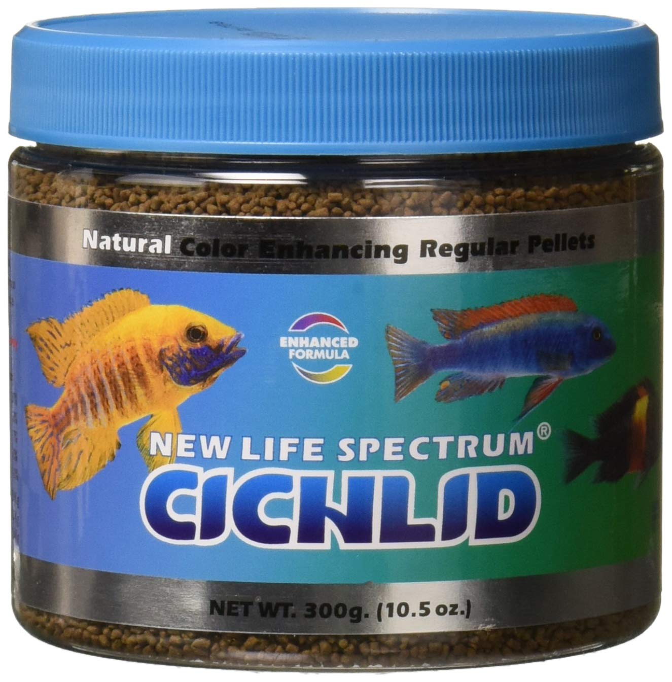 New Life Spectrum Naturox Cichlid – granulés coulants 1 mm, alimentation quotidienne facile