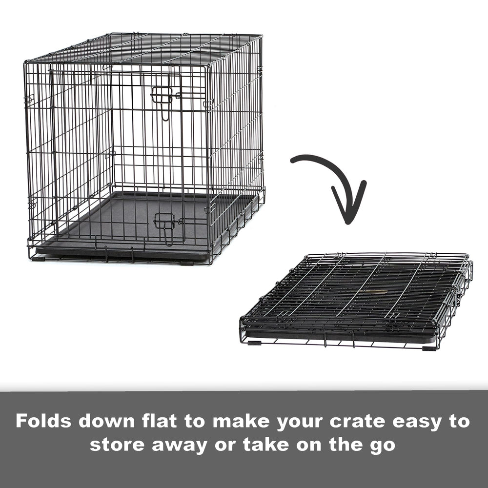 New World Cage-chien assemblage sans outil, montage rapide et simple.