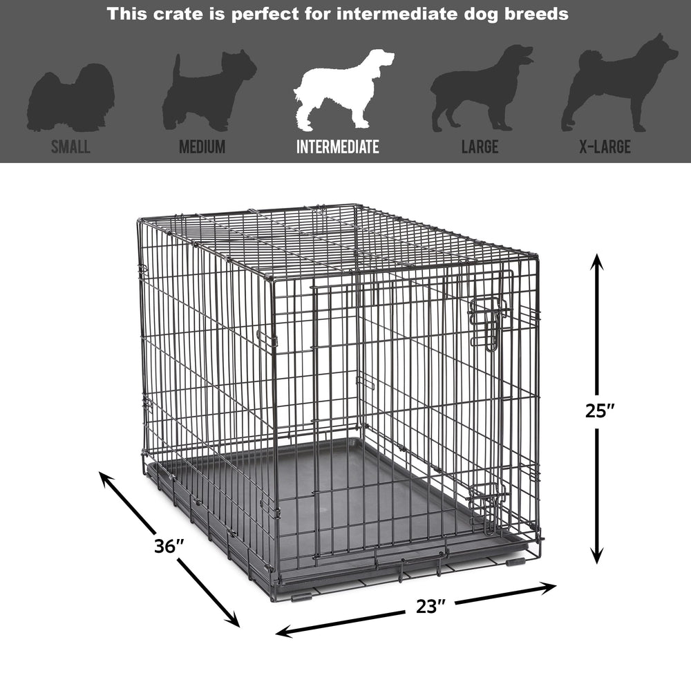 New World crate chien 36po diviseur compatible facilite l apprentissage