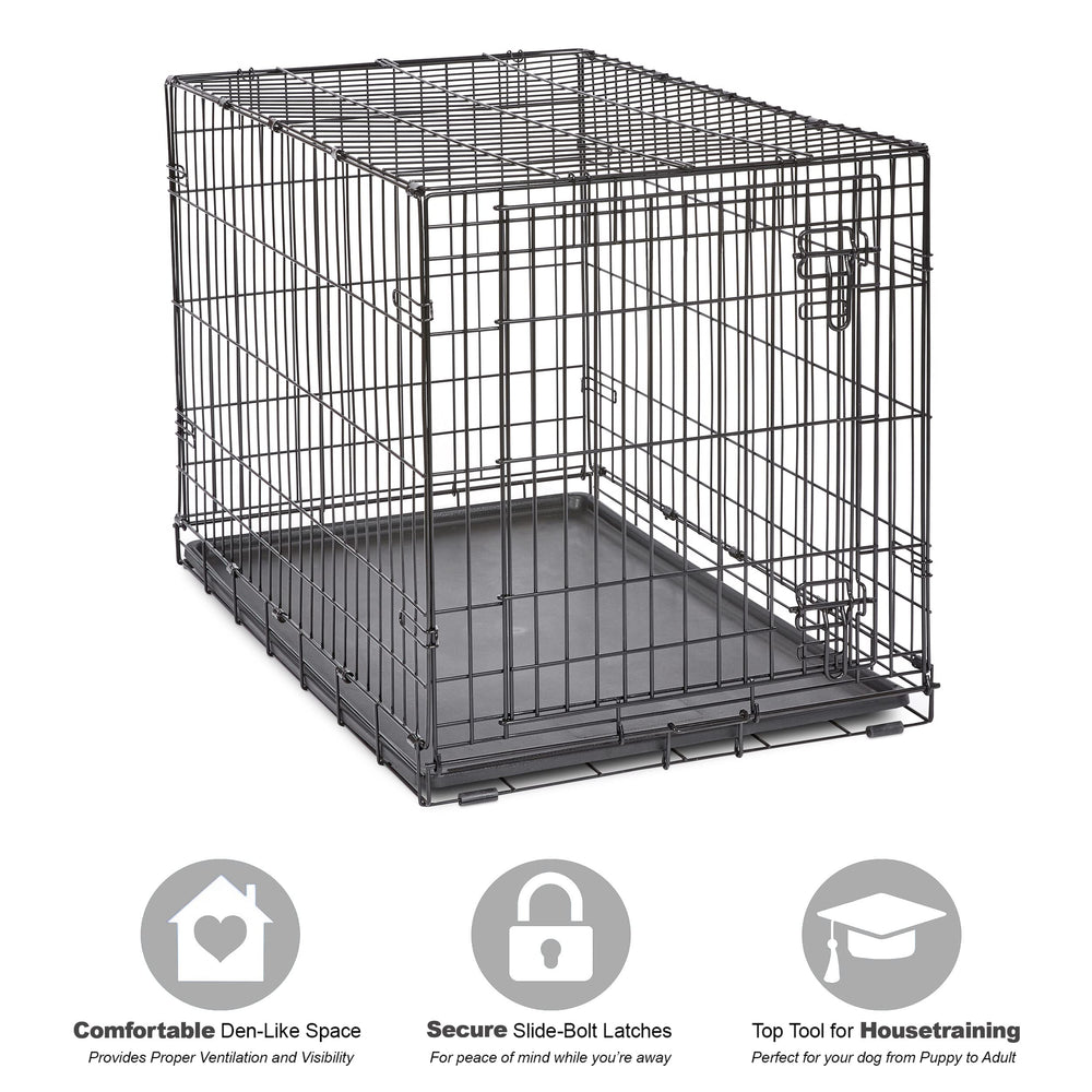 New World crate chien 36po poignee portable facilite le transport