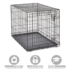 New World crate chien 36po poignee portable facilite le transport