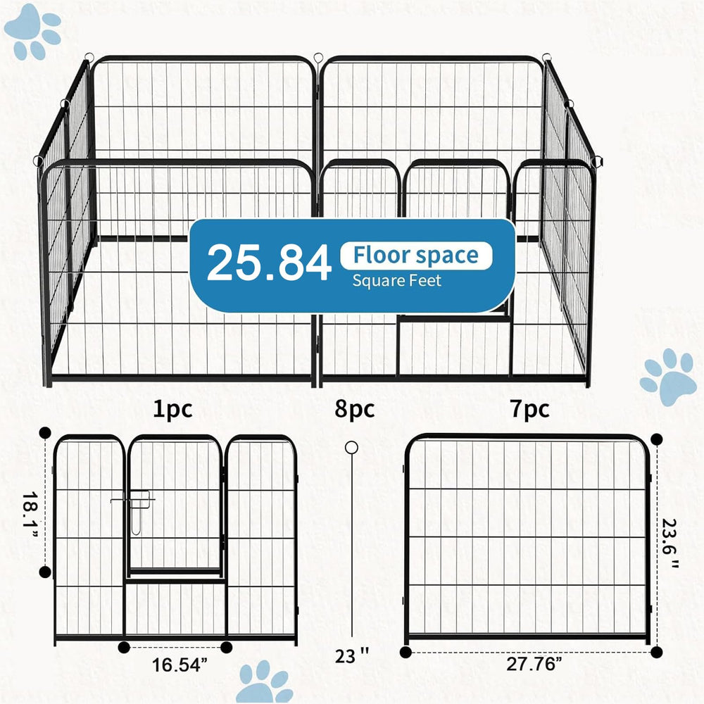 NEWBULIG parc chien assemblage rapide – montage simple et rapide