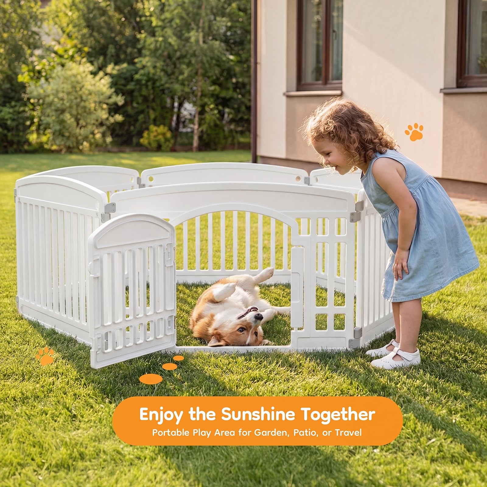 NEWBULIG usage-intérieur-exterieur-flexible convient pour animaux dans divers espaces.