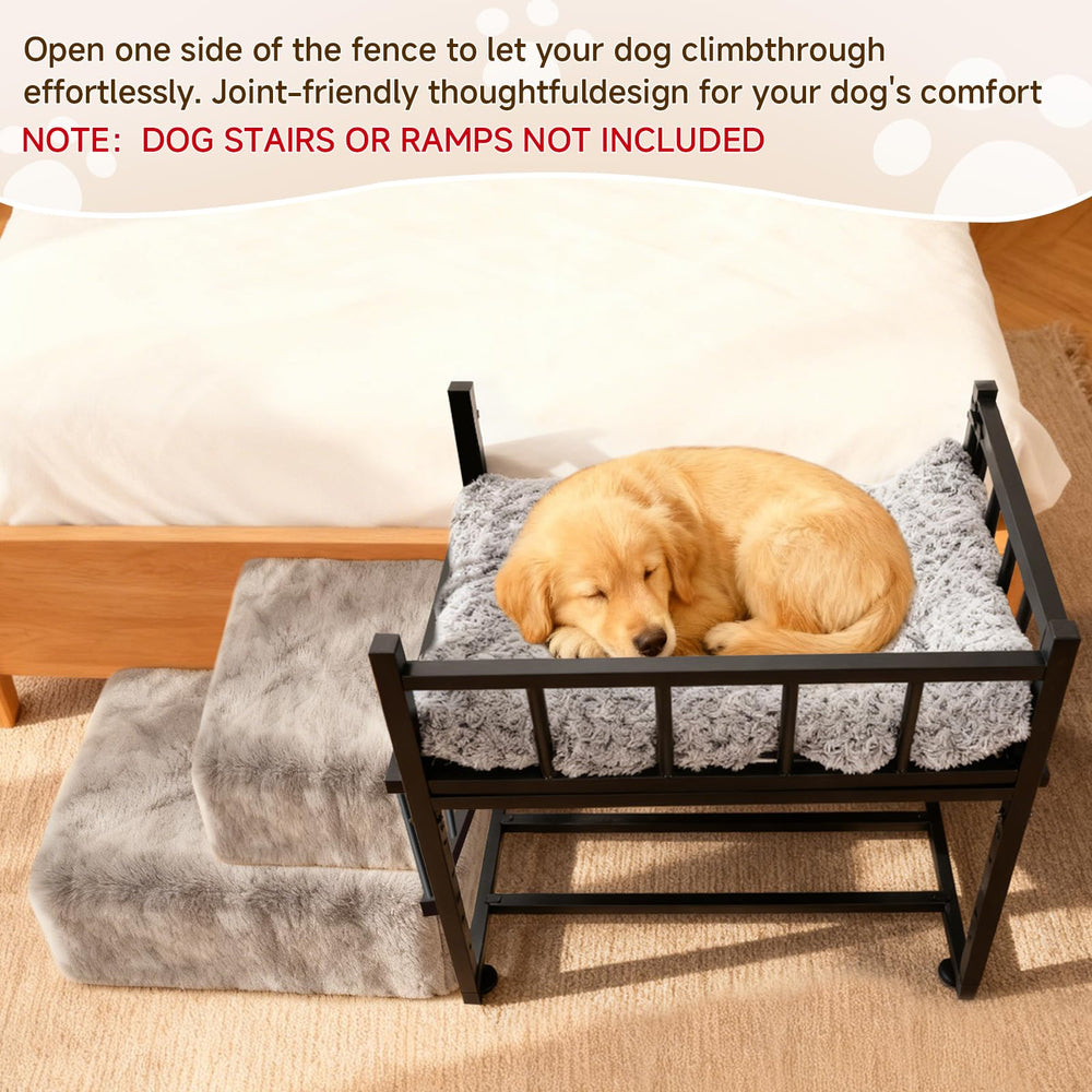 NewEle ensemble lit-chien offre un espace proche du lit.