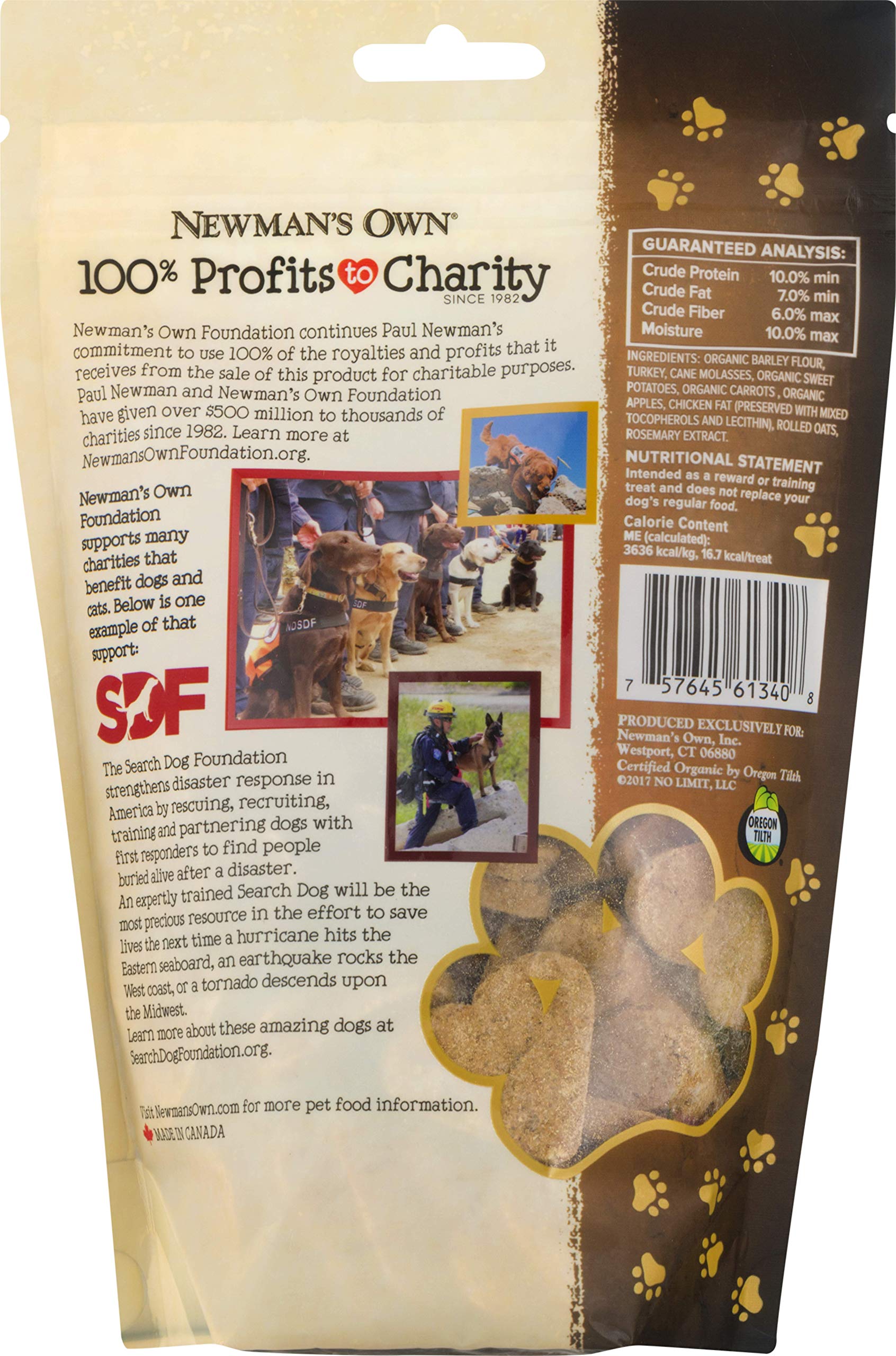 Newman's Own biscuits chien formes cœur taille pratique pour récompenses