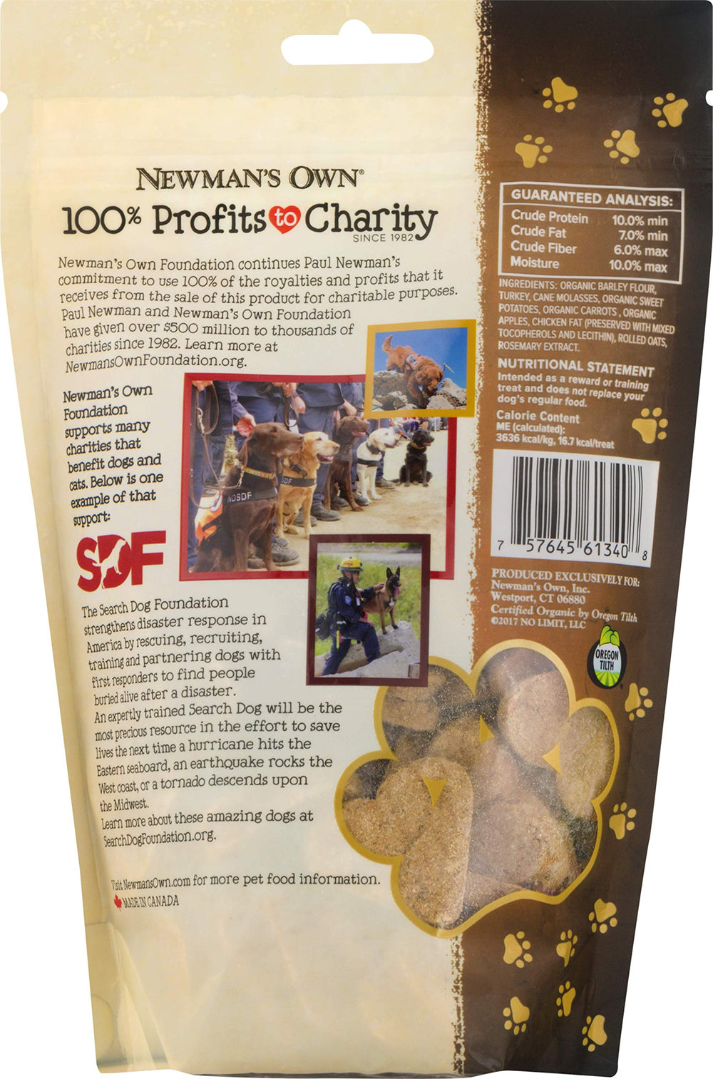 Newman's Own biscuits chien formes cœur taille pratique pour récompenses