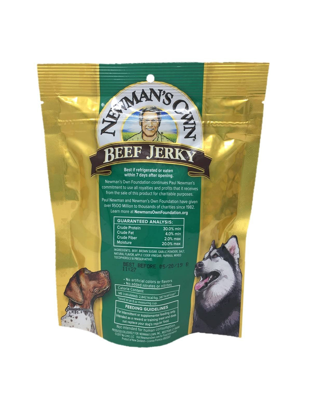 Newman's Own Boeuf et Patate Douce Seche – arômes appétissants et récompense pratique