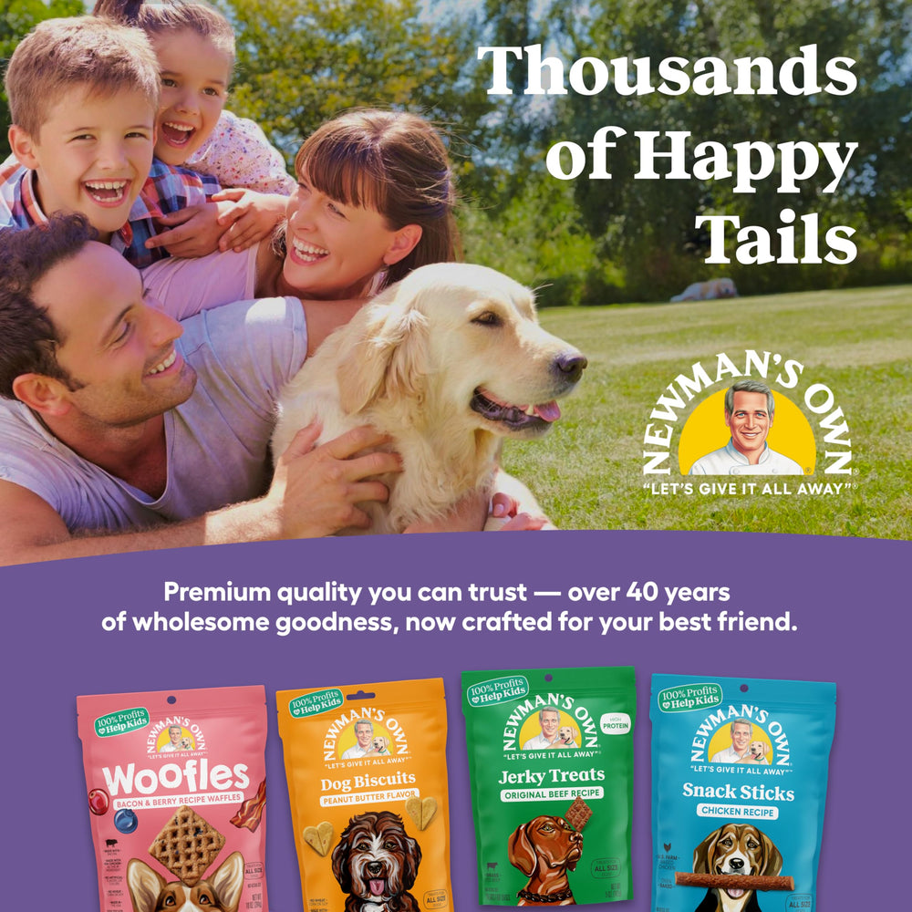 Newman's Own Chicken Jerky: texture moelleuse, idéale pour récompenser pendant les jeux.