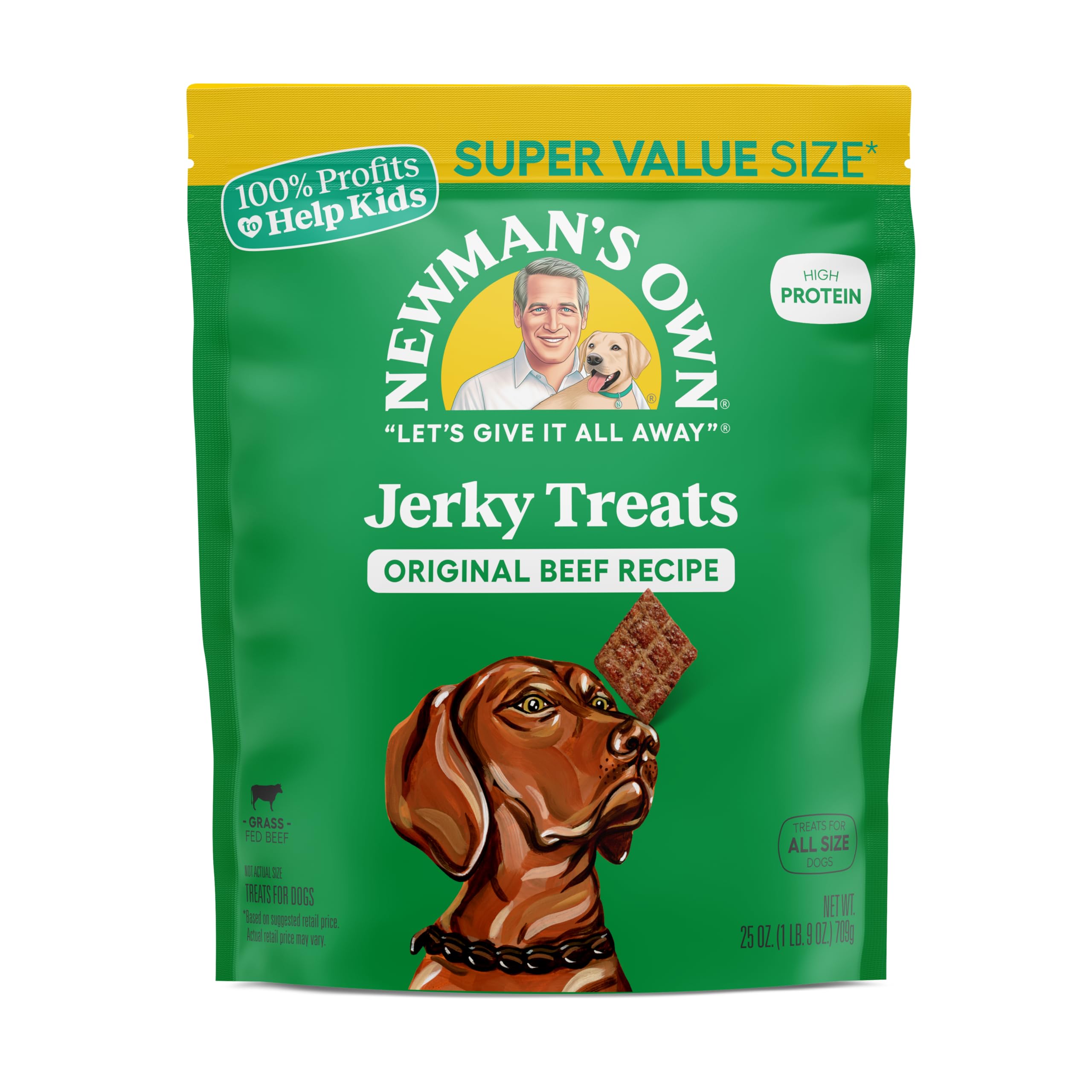 Newman's Own sac 25 oz refermable, pratique pour récompenses quotidiennes