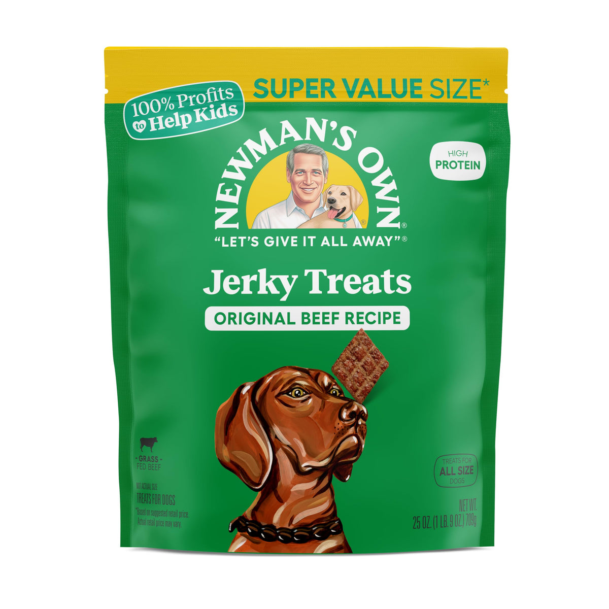 Newman's Own sac 25 oz refermable, pratique pour récompenses quotidiennes