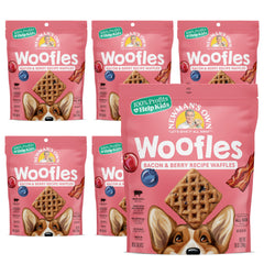 Newman's Own Woofles emballage pratique avec six sachets pour chien en récompense