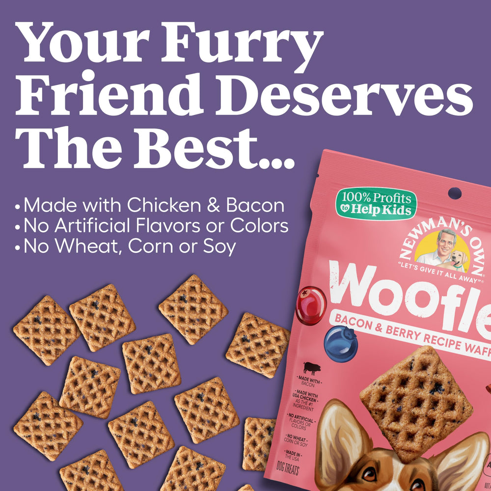Newman's Own Woofles portions faciles à casser pour chiens