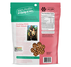 Newman's Own Woofles carres portionnes: portions faciles pour petits et grands chiens.