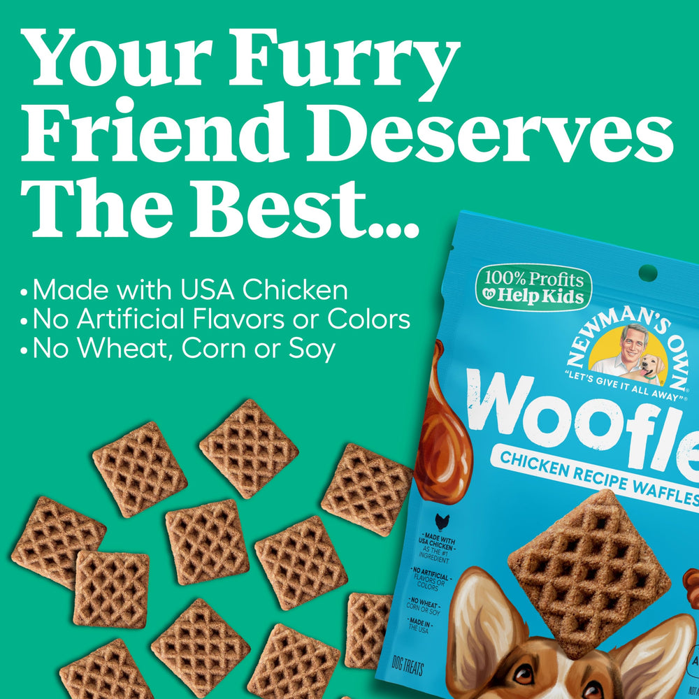 Texture semi-douce des Woofles, friandise agréable à mâcher pour chien.