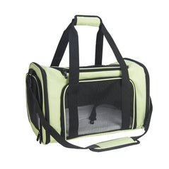NextFri sac de transport doux pour chat et chien grande verte, pratique et spacieux.