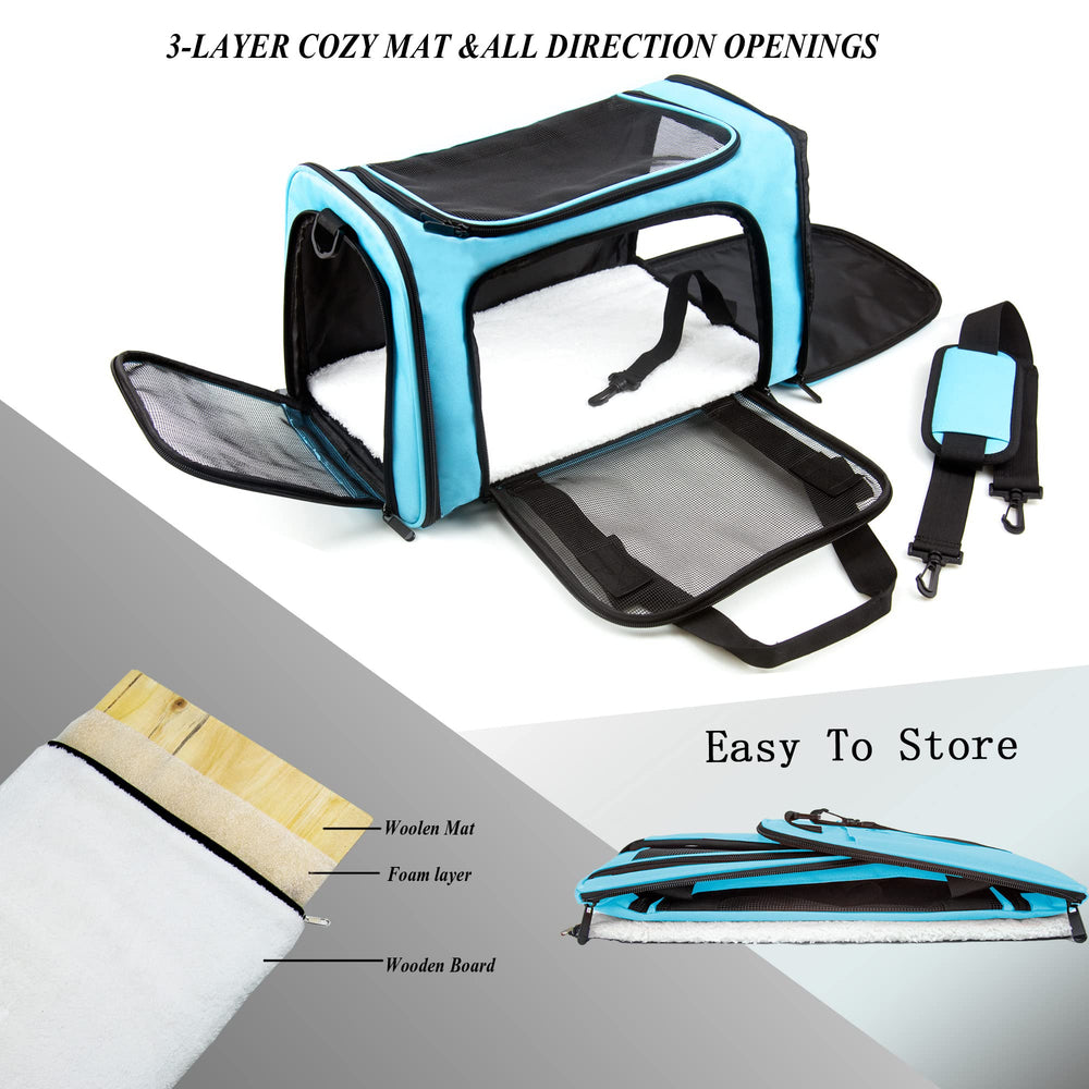 NextFri sac bleu avec mesh ventilé pour une meilleure circulation d'air.