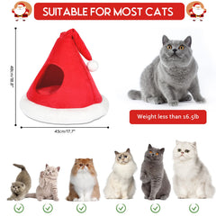NIBESSER-tepee-chat-symbole-noel-confort, parfait pour les heures de repos.