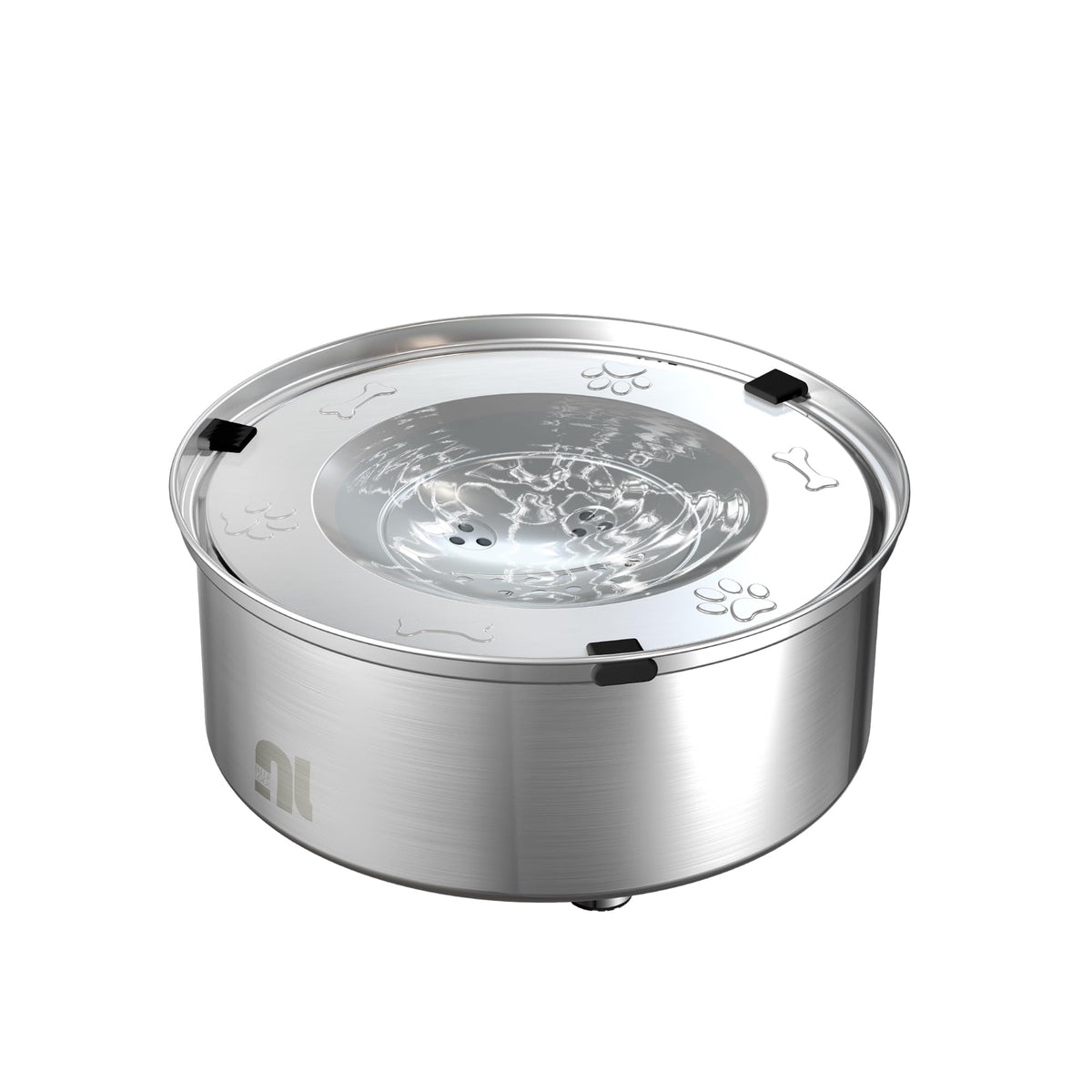 Nicelock gamelle d'eau pour chien sans fuite 1L, hydratation propre et sans éclaboussures.