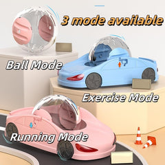 Nicerice voiture pour hamster, nettoyage facile grâce au matériau étanche et démontage rapide.
