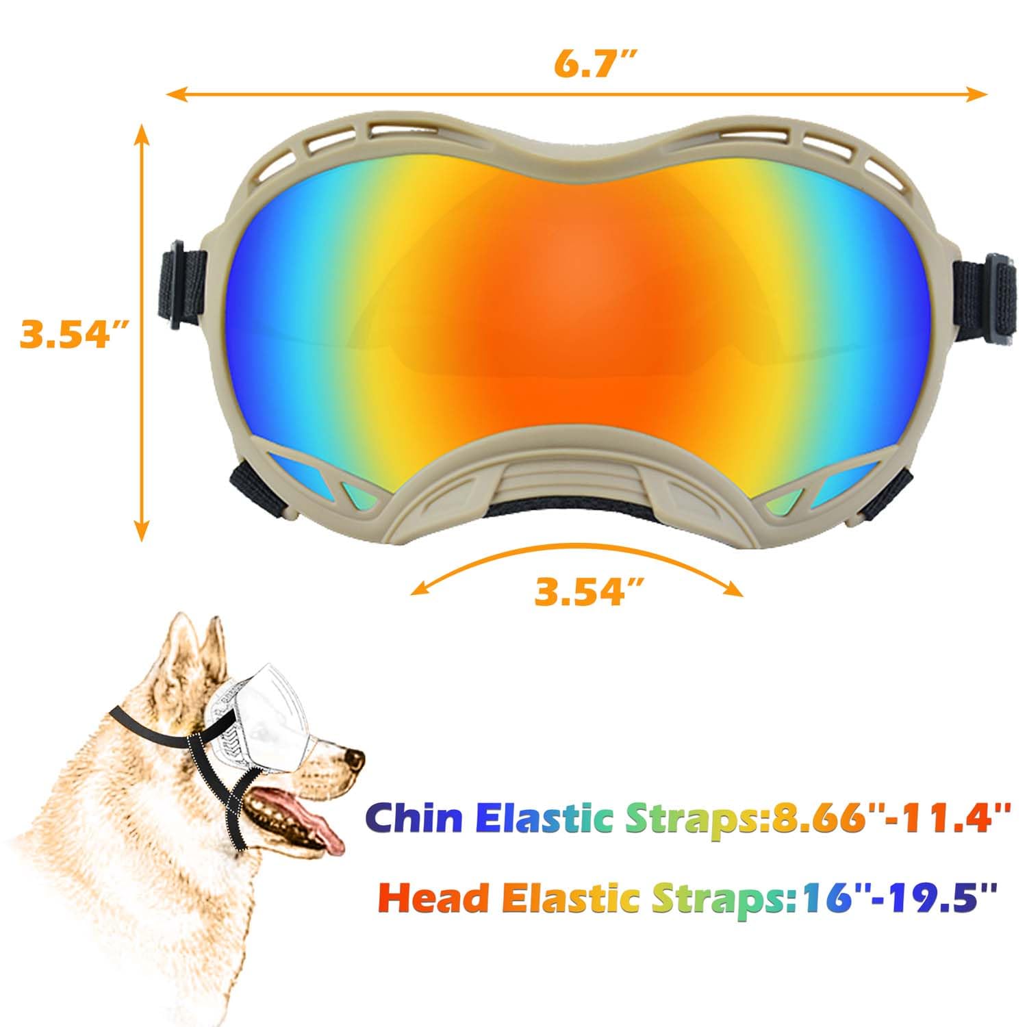 NICERINC PET cadre en TPU doux et mousse intérieure confortable.