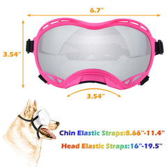 NICERINC PET lunettes chien mousse douce pour un port confortable.