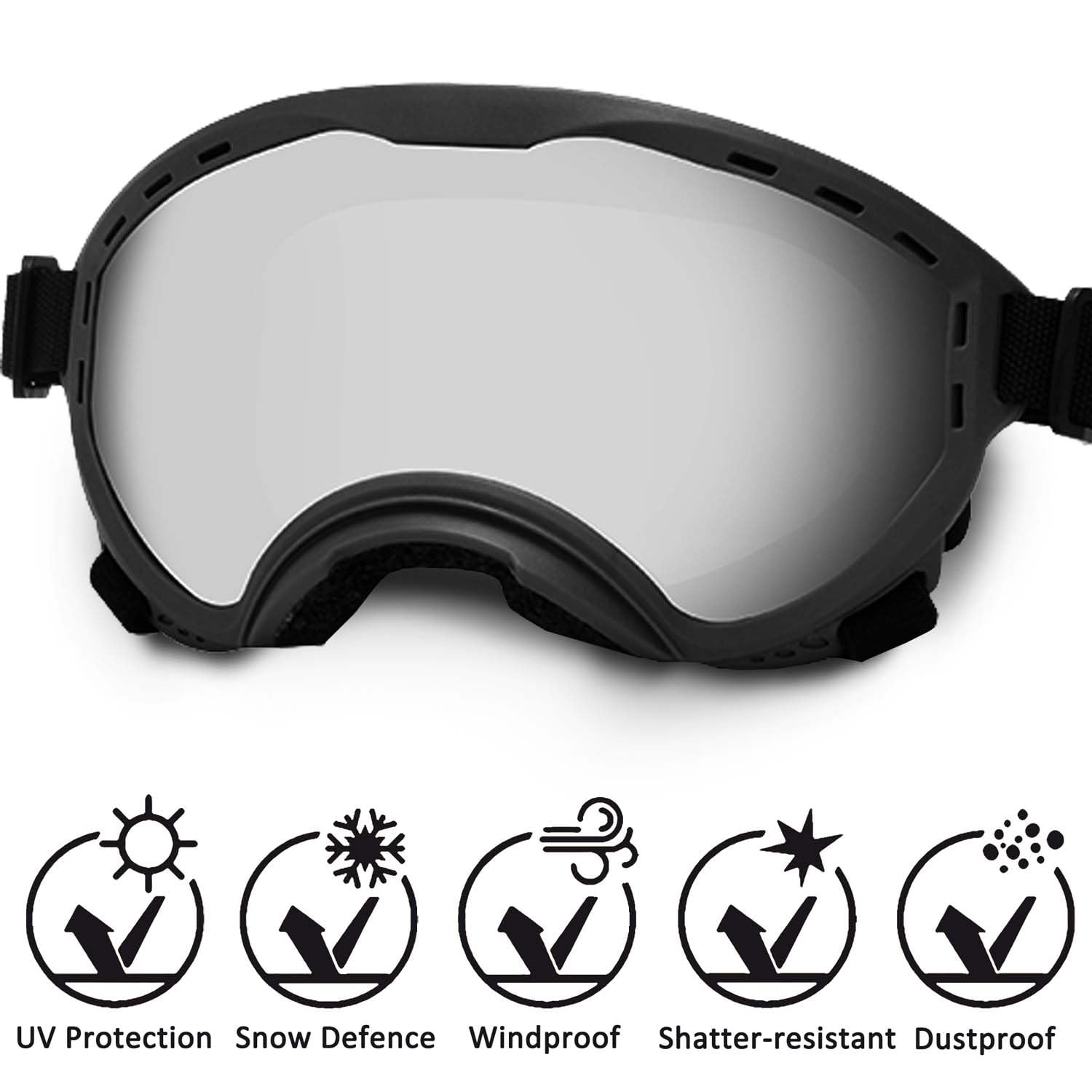 NICERINC PET lunettes-chien-mousse-interieure offrent un port doux