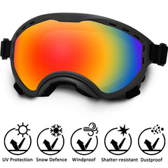 Lunettes NICERINC PET, mousse intérieure douce pour un port confortable.