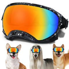 Lunettes NICERINC PET pour chien moyen, courbure extérieure et protection UV.