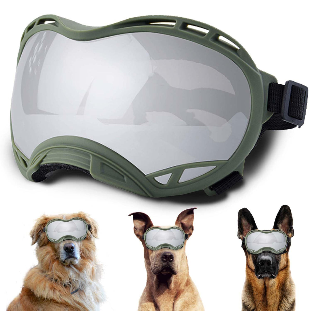 NICERINC PET lunettes chien avec protection UV pour sorties solaires