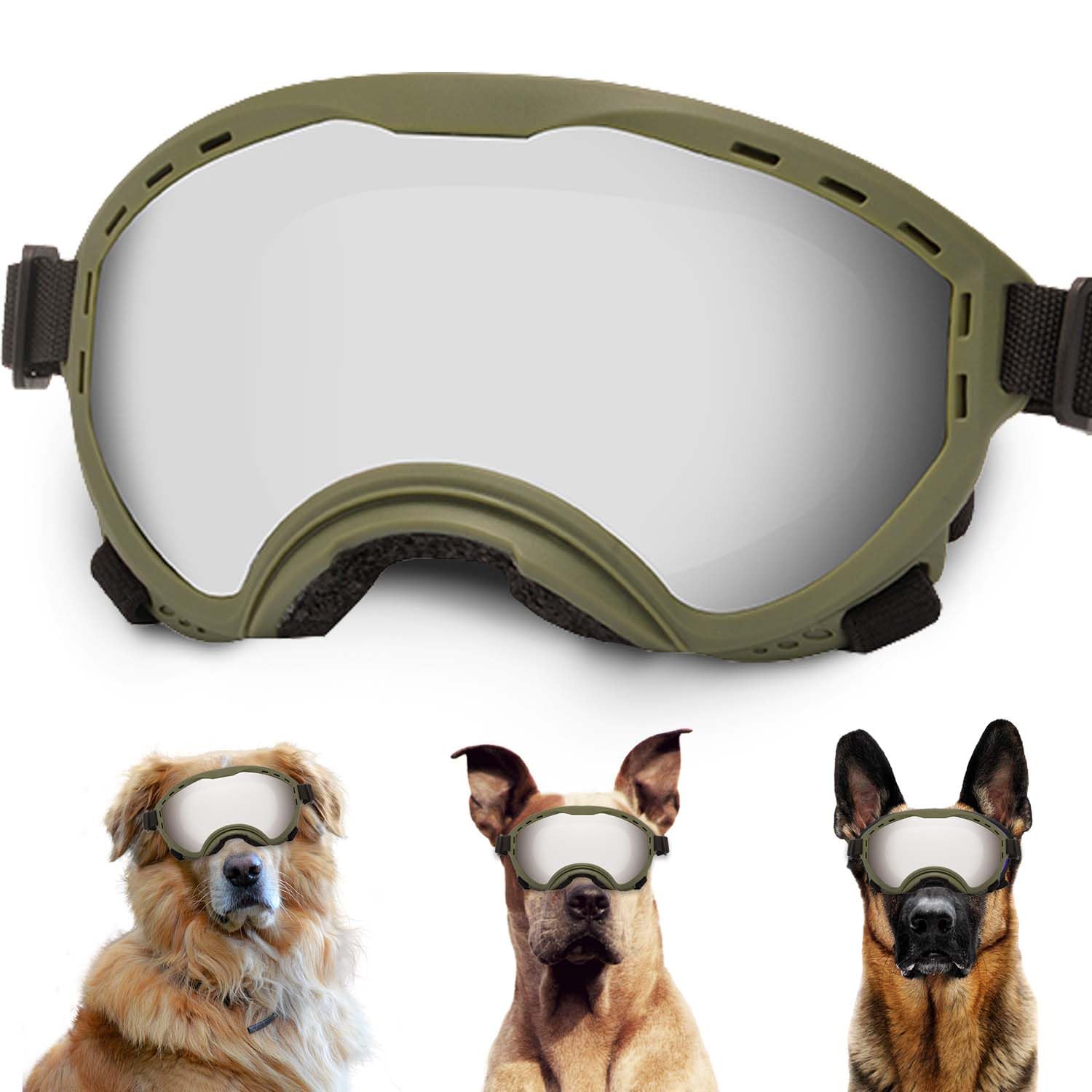 Lunettes NICERINC PET réglables protègent les yeux du chien au soleil.