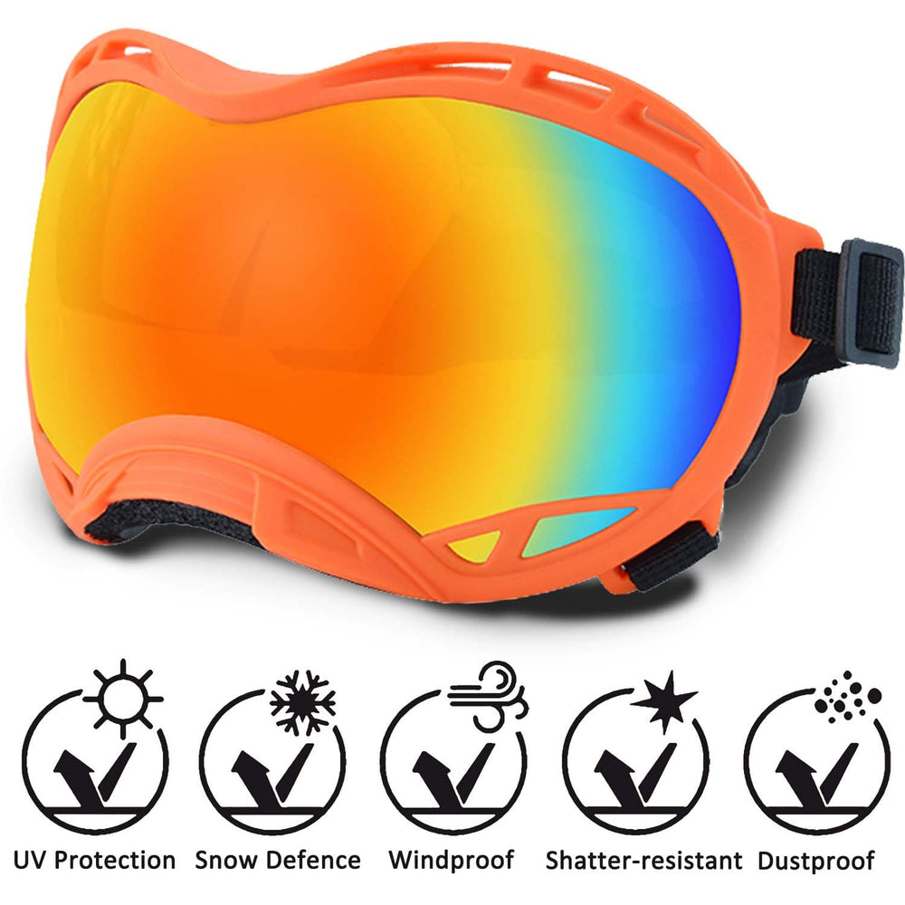 Monture en TPU doux des lunettes NICERINC PET pour chien, confort durable.