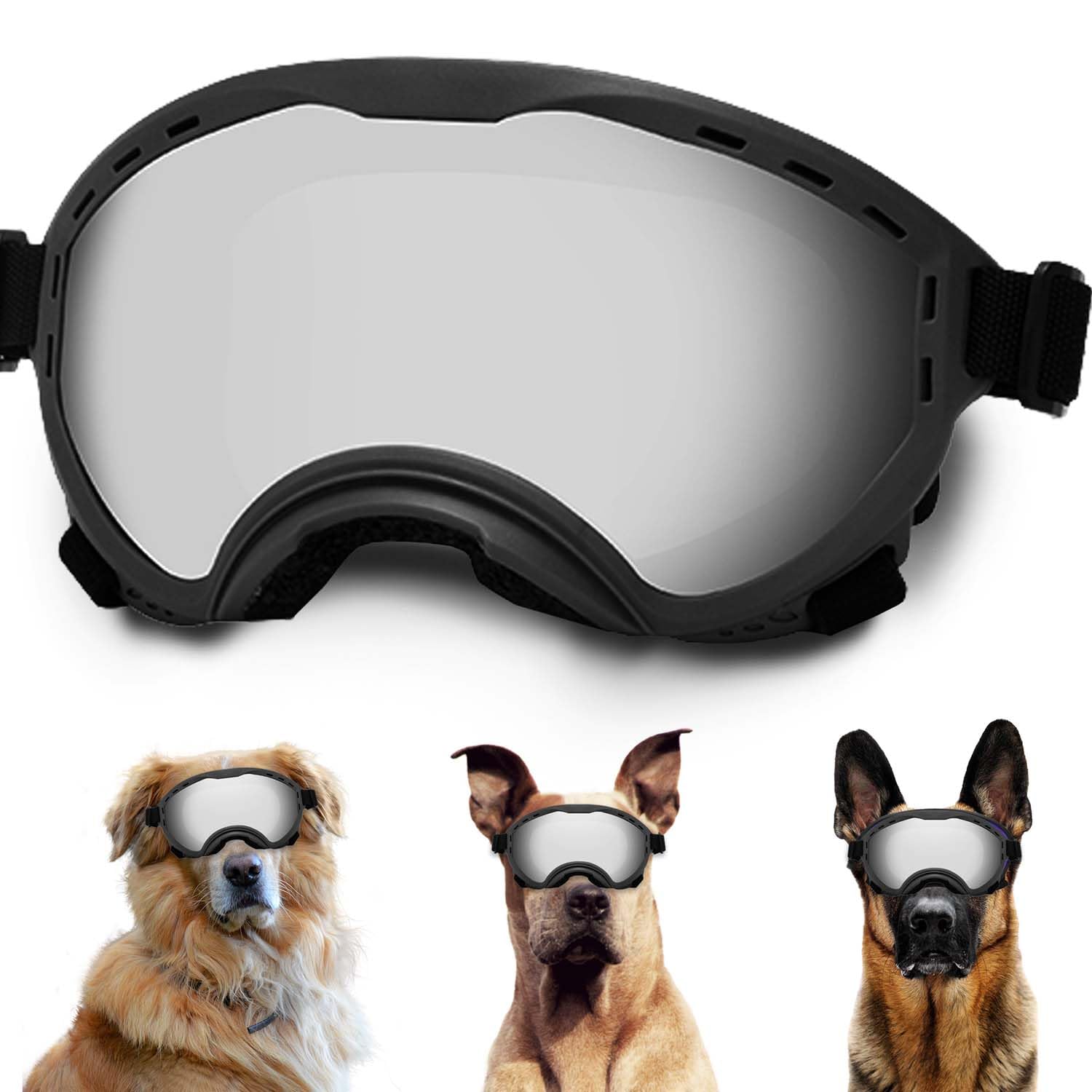 NICERINC PET lunettes-chien-uv-protection protègent les yeux du soleil