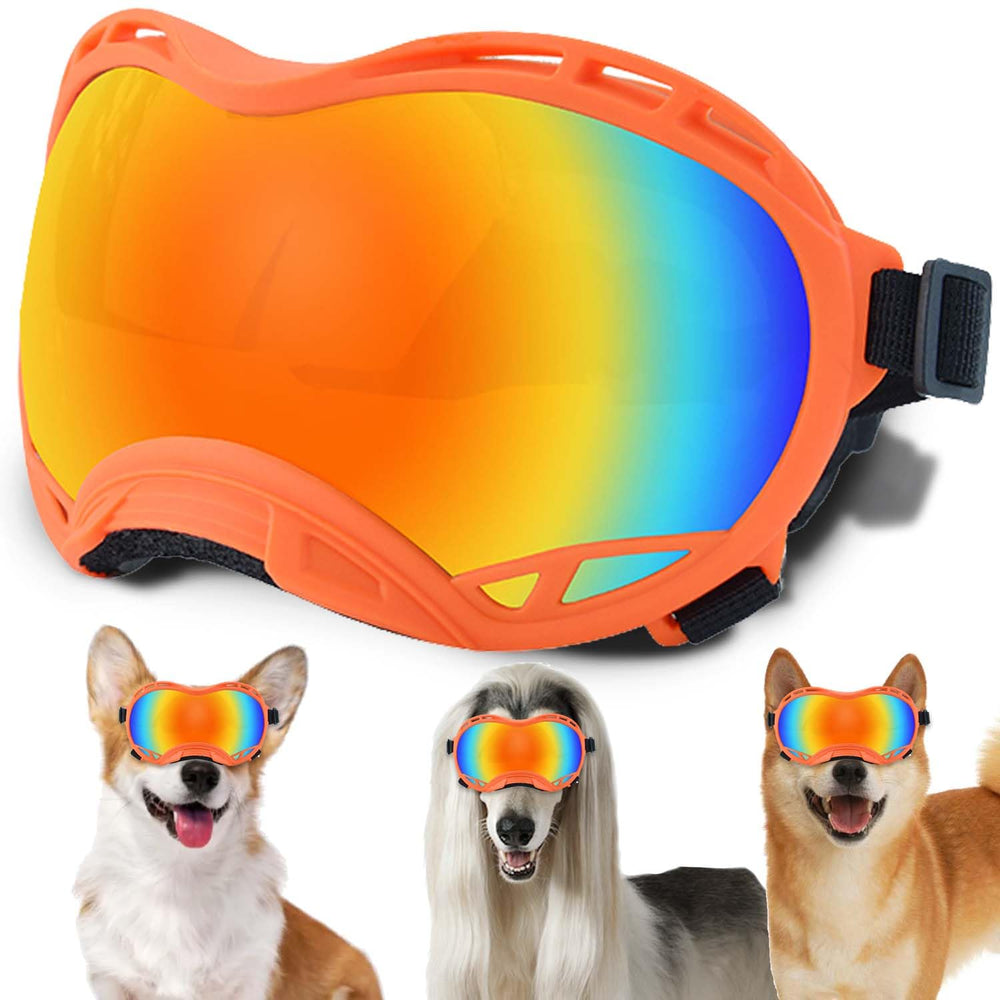 Lunettes NICERINC PET pour chien avec lentilles UV400 offrant une vision nette.