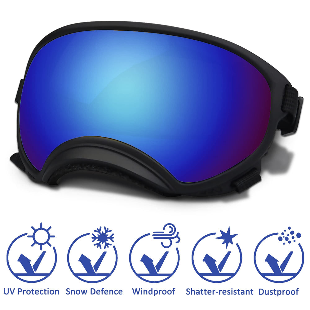NICERINC PET lunettes chien: sangle réglable pour un ajustement sûr.