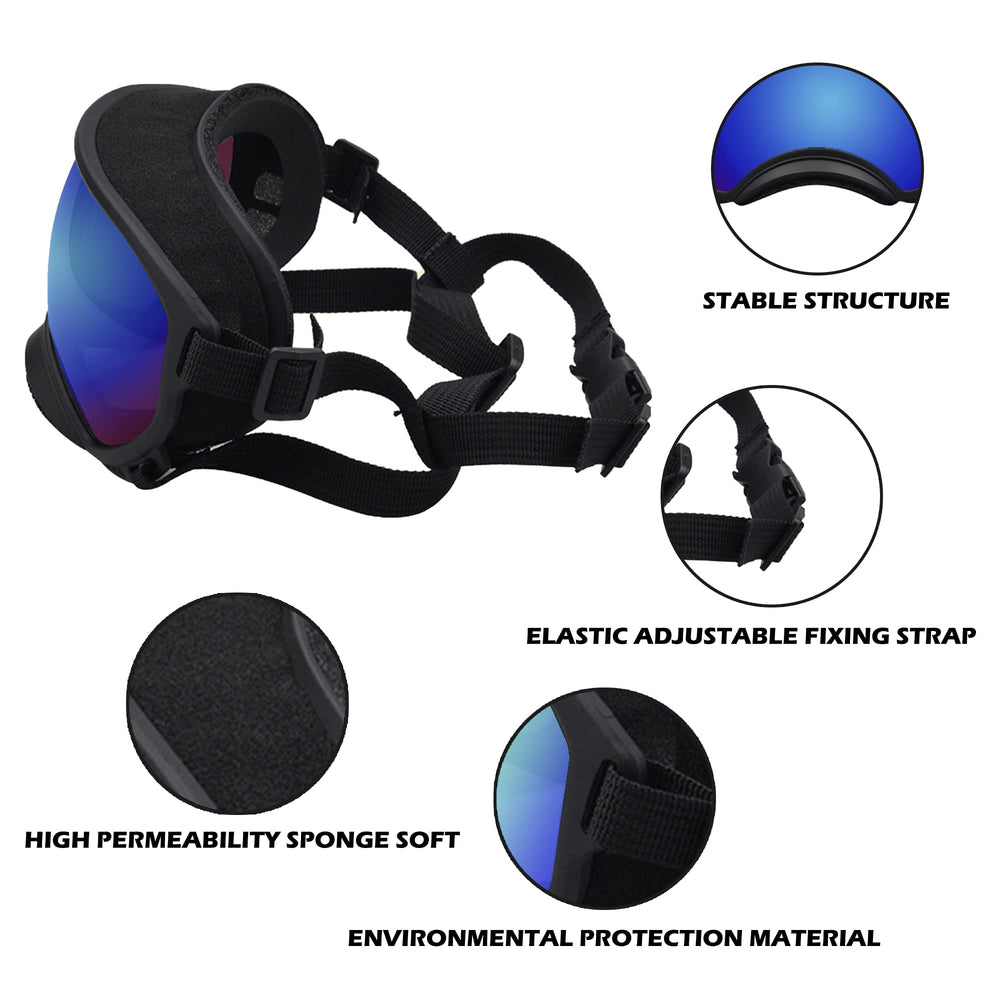 NICERINC PET lunettes chien: protection oculaire en plein soleil pendant les trajets.