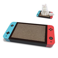 NICETHUMB grattoir-chat-avec-autocollants: personnalisation et amusement pour le chat.