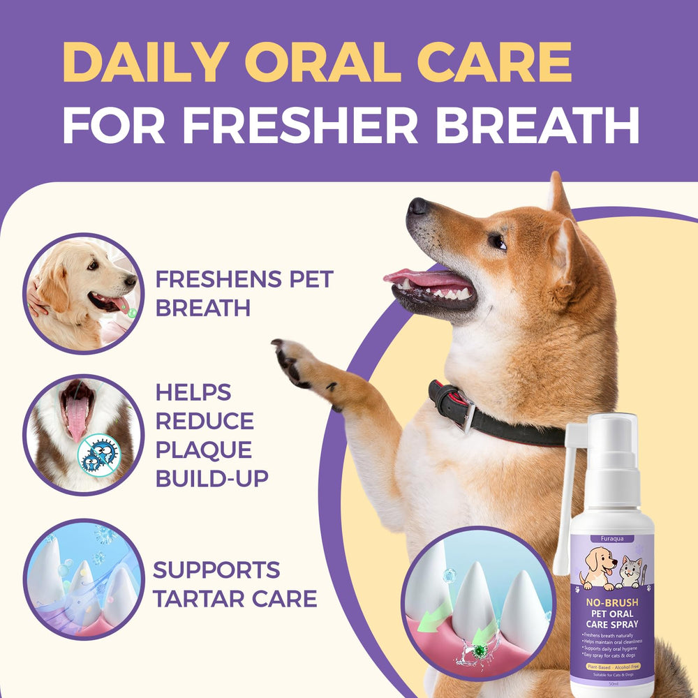 Nichalous Furaqua pour chien: haleine fraîche et réduction des plaques.
