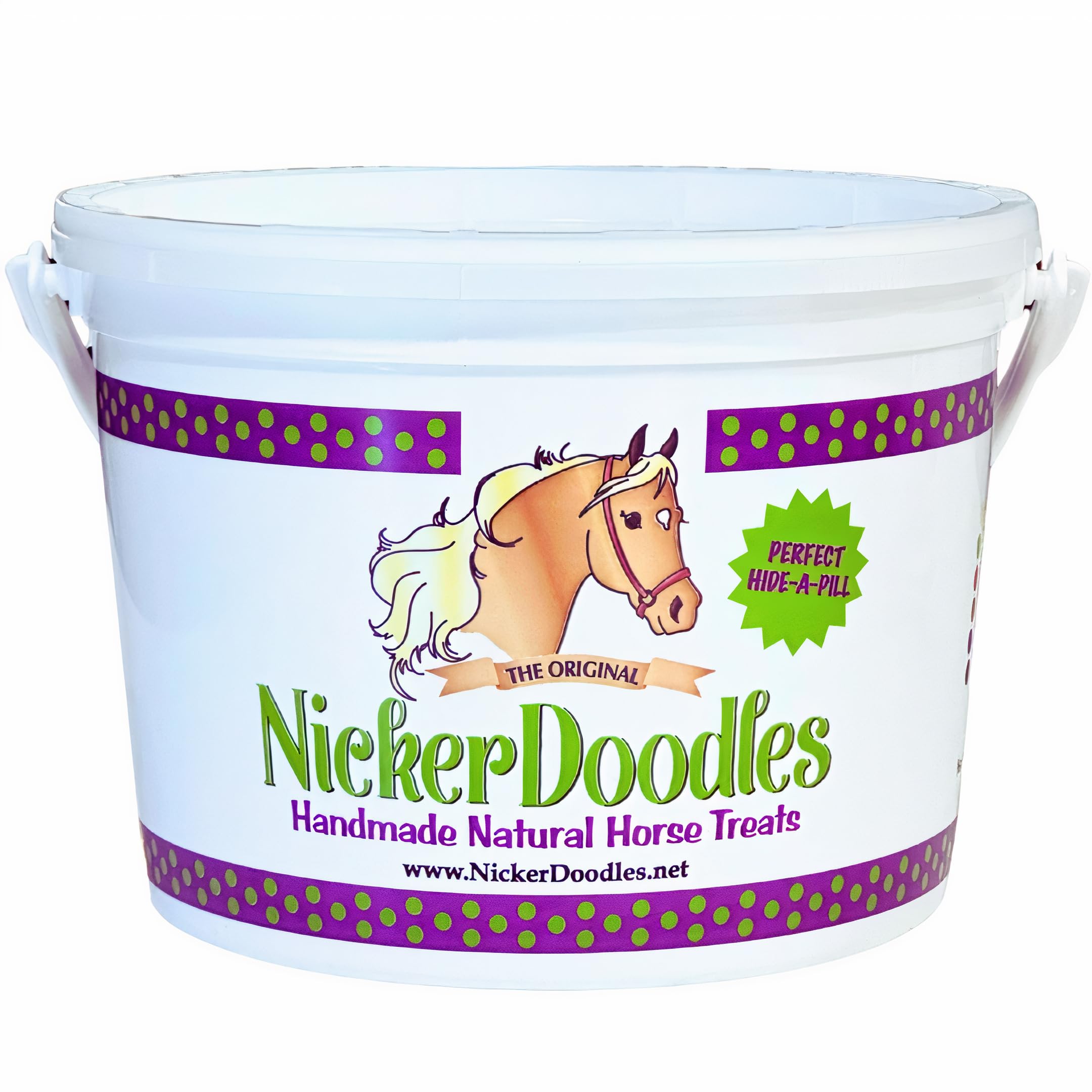 Friandises NickerDoodles dans un seau 2-lbs, prêt à partager.