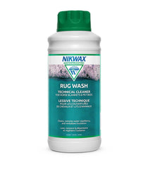 Nikwax Rug Wash, bouteille 1L prête à l’emploi pour les couvertures et lits d’animaux.