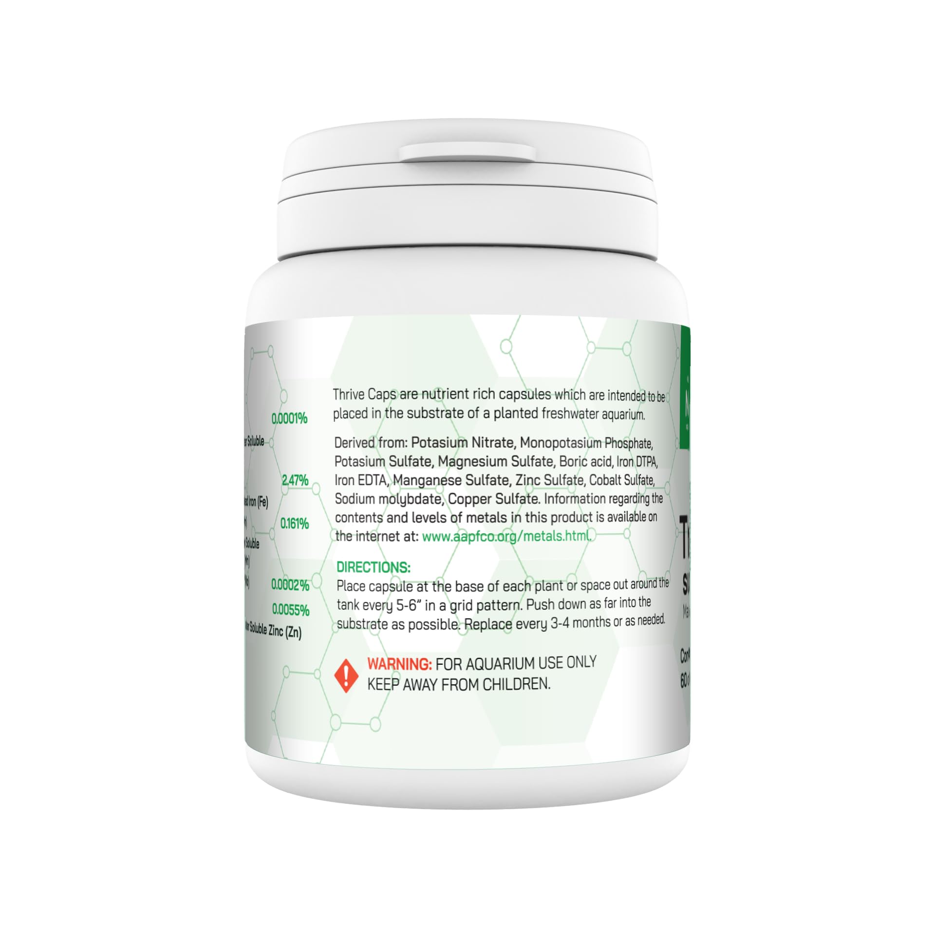 NilocG ThriveCaps : implantation-substrat-dans-aquarium aide à nourrir les plantes entre les remplacements.