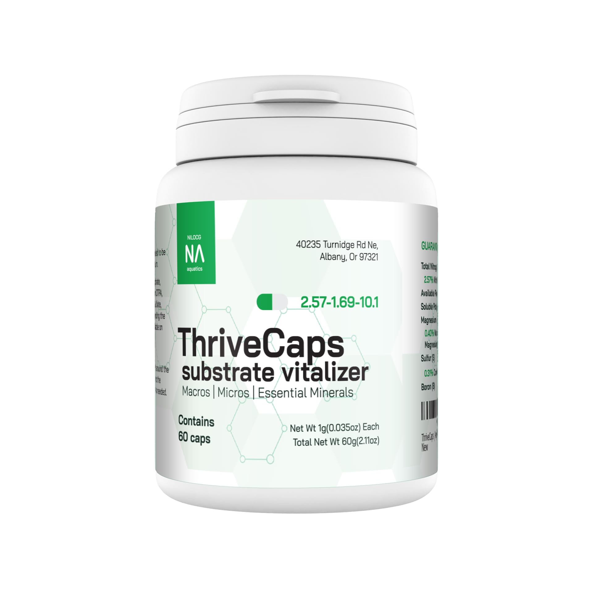 NilocG ThriveCaps : tablettes-substrat-base pour nourrir durablement les plantes.