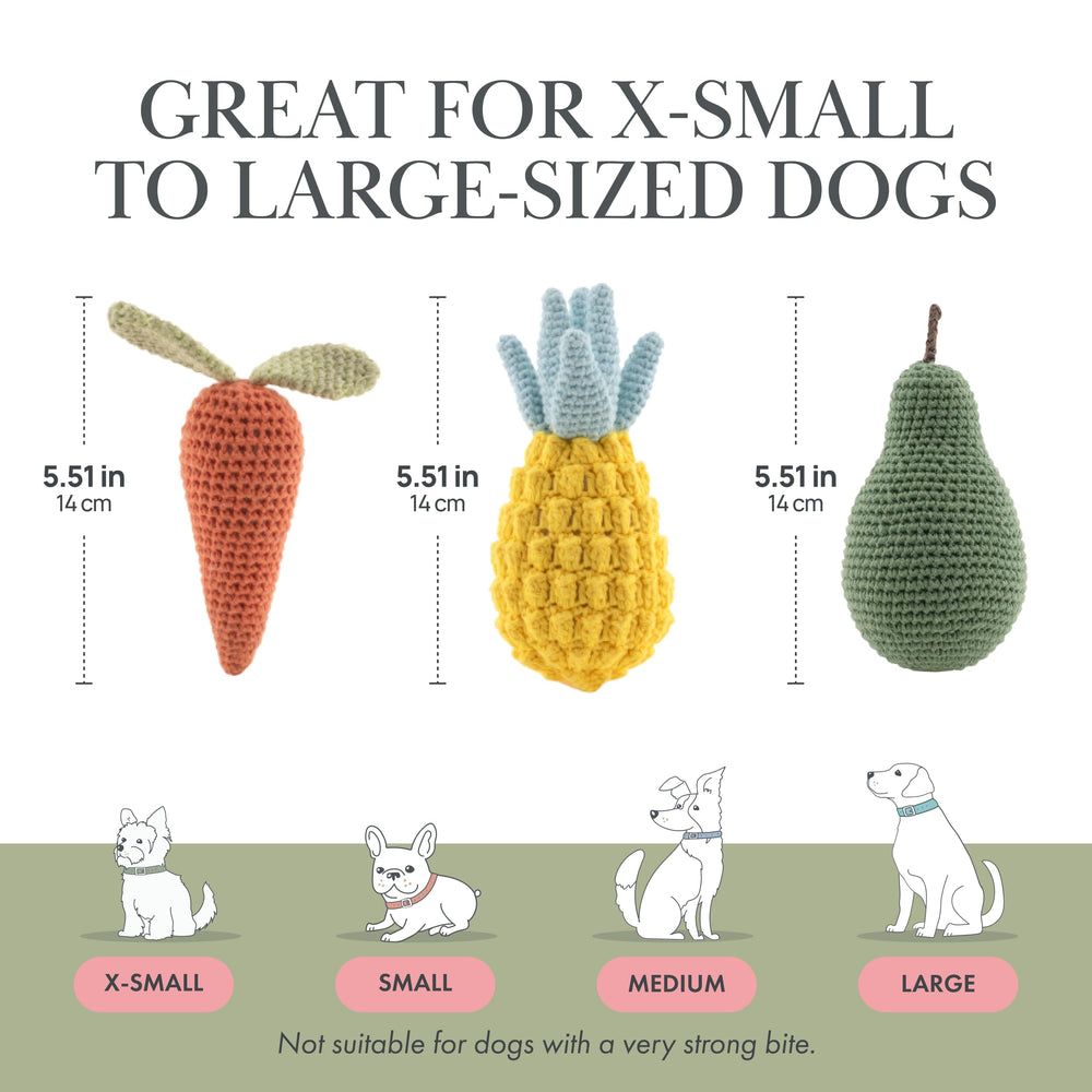 Jouet Nina Woof coton bio banane compagnon apaisant lors des jeux