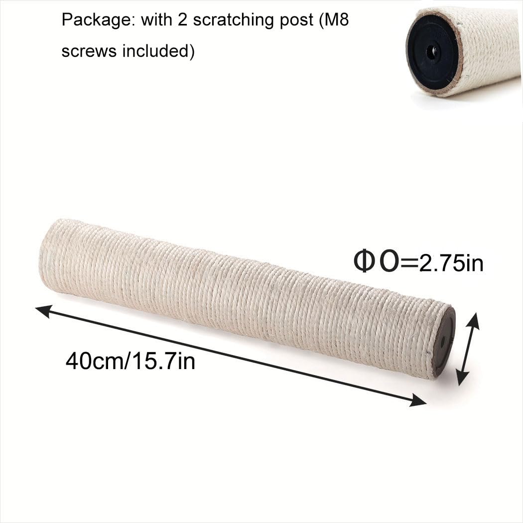 poteau de remplacement ningvihe pour arbre à chat, solide et pratique.