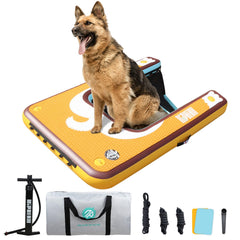 Rampe Niphean chien avec revêtement anti-glisse pour entrée sécurisée dans l'eau.