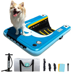 Niphean rampe-chien-piscine-stable: entrée sûre et stable pour chiens de toutes tailles.