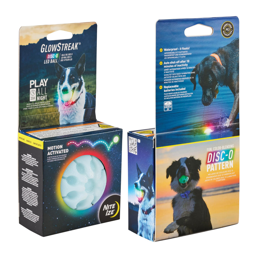 GlowStreak Disc-O – surface à rainures facilitant la saisie.