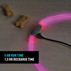 Charge USB-C du collier NiteHowl en 1,5 heure