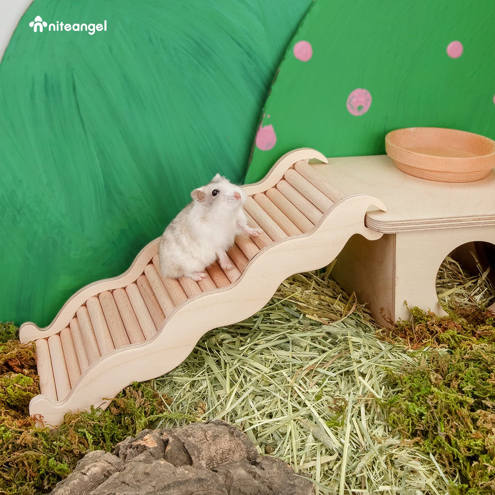 Niteangel accessoires escalade en bois, utilisation polyvalente avec différents meubles de cage.