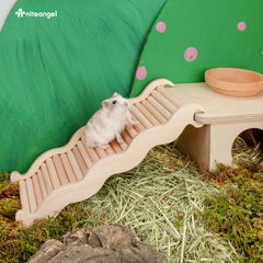 Niteangel accessoires escalade en bois, utilisation polyvalente avec différents meubles de cage.